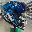 Capacete NORISK ROCK MORTAL KOMBAT, SUB-ZERO BLUE