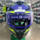 Capacete RACE TECH HIT SPARK MATTE BLU