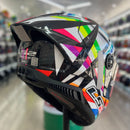 Capacete LS2 THUNDER C GP FLASH BLACK