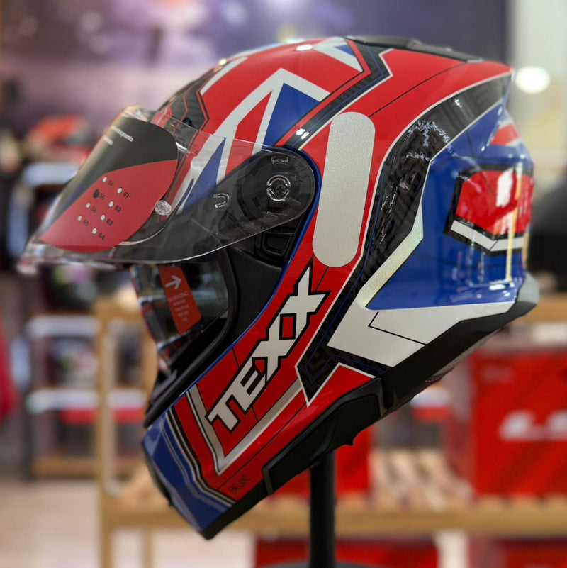 Capacete TEXX KAIMAN FLAG UK
