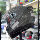 Capacete GP TECH ULTRA  SV RANGE TITÂNIO E PRETO