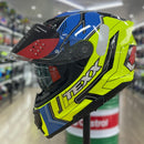 Capacete  Texx KAIMAN TEASER AZUL PRETO VERDE