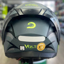 CAPACETE RACE TECH VOLT FERA CINZA FOSCO