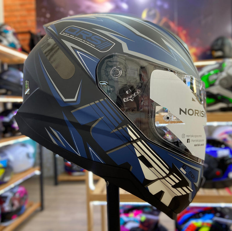 Capacete Norisk RAZOR GHOST MATTE BLACK GRAY