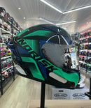 CAPACETE NORISK FLOW PULSE GREEN BLUE
