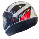 Capacete EBF AUTOMÁTICO BOLT Vermelho e Branco
