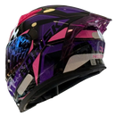 CAPACETE NORISK FLOW PULSE PURPLE PINK  + BRINDE VISEIRA COLORIDA e AEROFOLIO