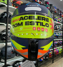 CAPACETE PEELS ICON 23 ACTION AZ FOSCO AMARELO