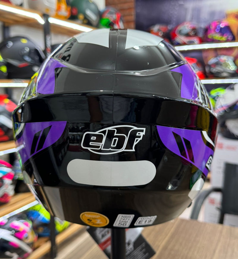 Capacete EBF New Spark Jet Speed Lilas