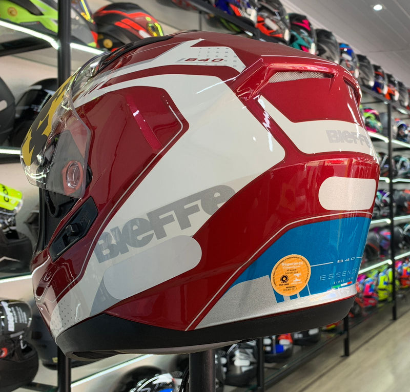 CAPACETE BIEFFE B-40 ESSENCE VERMELHO VERMELHO