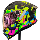 Capacete MT STINGER 2 YOZU B3 YELLOW FLUOR MATTE