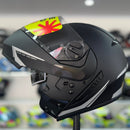 Capacete PEELS U-RB2 CLASSIC ESCAMOTEAVEL PRETO FOSCO/ PRATA