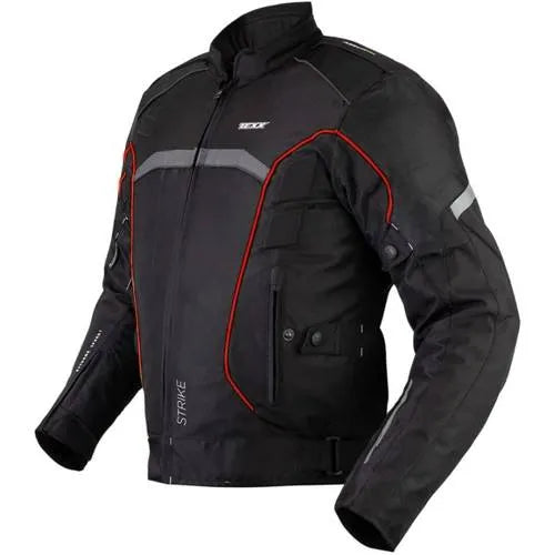JAQUETA  NEW TEXX STRIKE V2 MASCULINA PRETA VERM