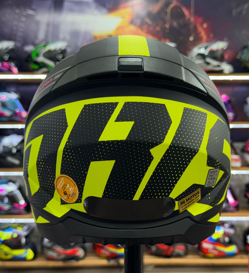 Capacete RAZOR FULL MATTE BLACK YELLOW