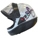 Capacete EBF AUTOMÁTICO BORBOLETA  Branco