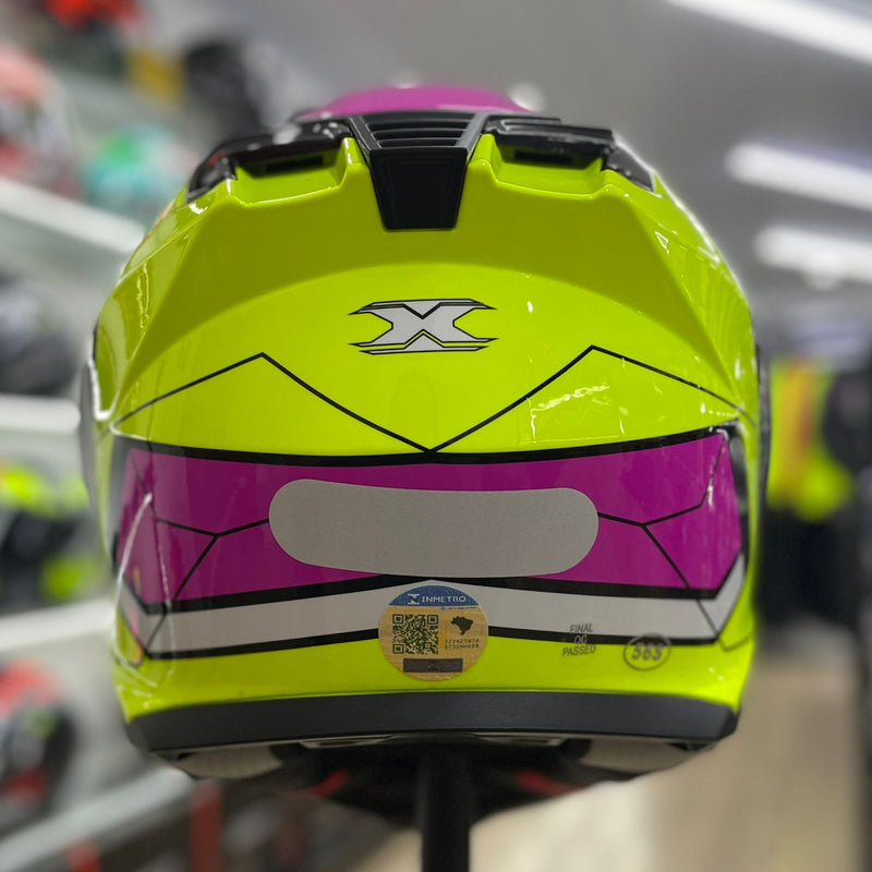Capacete  Texx KAIMAN TEASER ROSA PRETO VERDE
