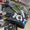 CAPACETE KYT STRIKER 2v FLAMING NARDO GREY BLUE
