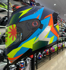 CAPACETE PEELS ICON 23 ACTION AZ FOSCO AMARELO