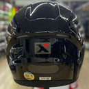 Capacete ASX CITY SV SOLID PRETO GRAFITE BRILHO