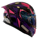 CAPACETE NORISK FLOW PULSE PURPLE PINK  + BRINDE VISEIRA COLORIDA e AEROFOLIO