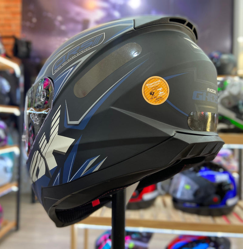 Capacete Norisk RAZOR GHOST MATTE BLACK GRAY