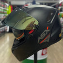 Capacete ASX CITY SV SOLID PRETO FOSCO
