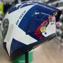 Capacete GP TECH SENSE STARLINE BRANCO AZUL
