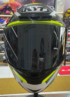 CAPACETE KYT TT COURSE GRAND PRIX BLACK AND YELLOW