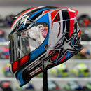 Capacete ORIGINE DINAMO STAR REV FLUO RED BLACK GLOSS