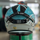 Capacete TEXX HUNTER DRACO PRETO AZUL TIFFANY