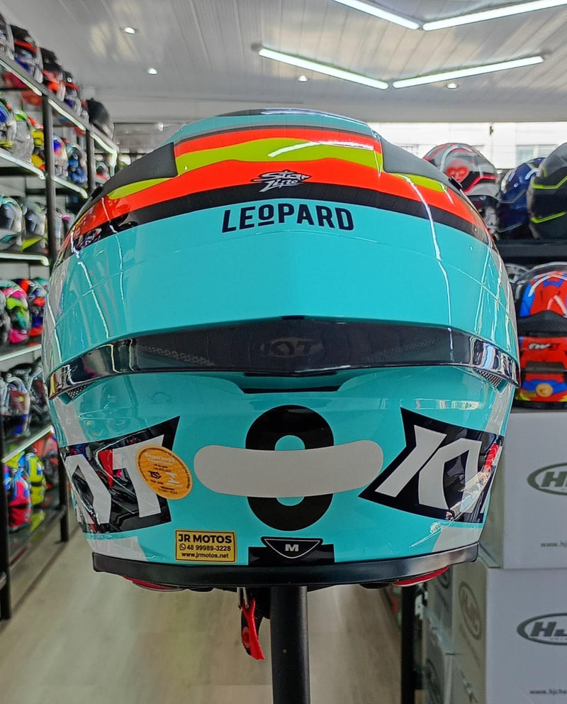 Capacete KYT TT REVO LEOPARD SPANIARD