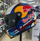 Capacete HJC RPHA 1 RED BULL MISANO, AZUL/VERM/ AMAR.