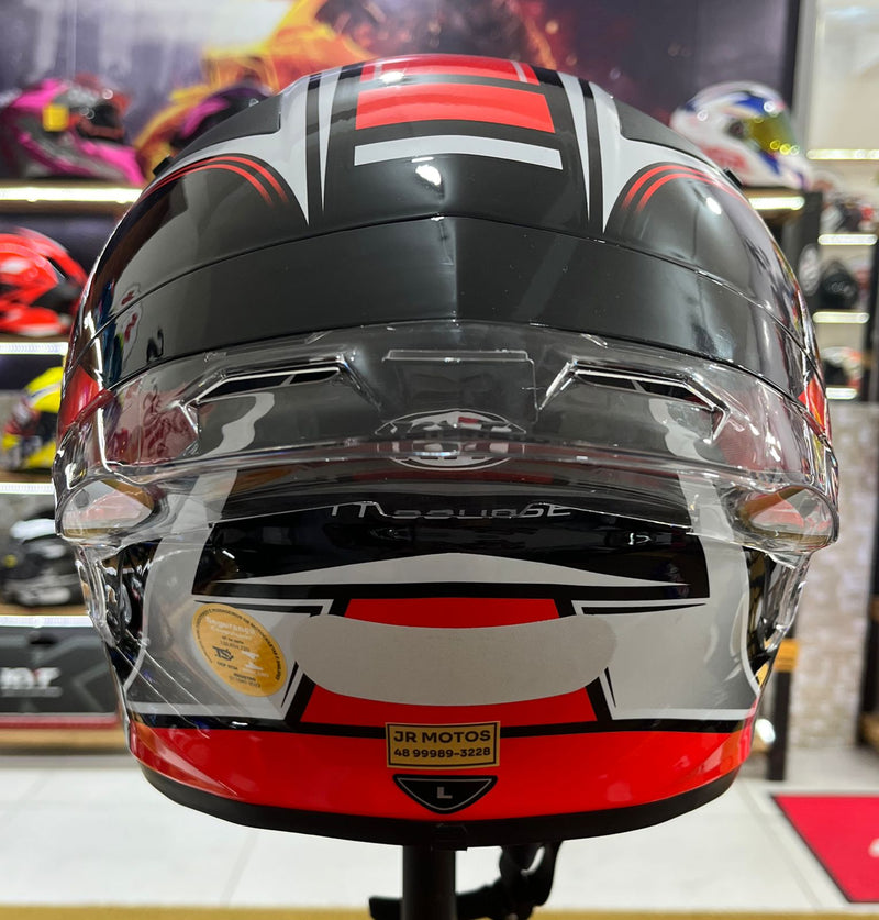 Capacete KYT TT COURSE Tourist Red Fluo