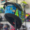 CAPACETE TEXX, SPIHE MAASAI AZUL E VERDE