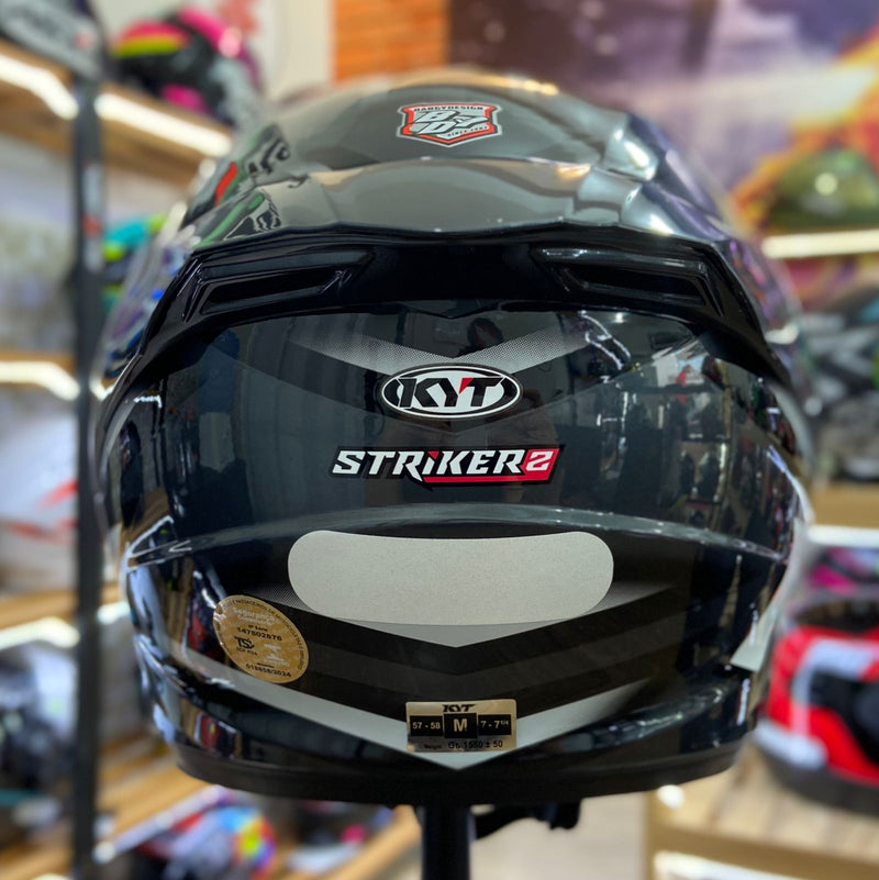 Capacete KYT STRIKER  2V FLAMING ANTH GREEN