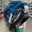 Capacete NORISK ROCK MORTAL KOMBAT, SUB-ZERO BLUE