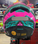Capacete LS2 FF358 Draze Rosa e Cinza