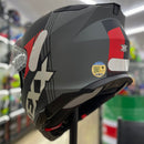 Capacete Texx KAIMAN TRACK VERM. PRETO CINZA FOSCO