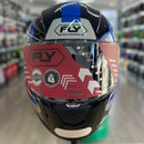 Capacete F-9 HG MATCH PRETO AZUL