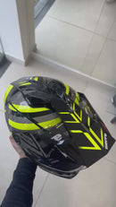 Capacete BIEFFE B-TRAIL DEFENDER PRETO/AMARELO