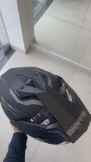 CAPACETE BIEFFE, B-TRAIL AUTHENTIC PRETO FOSCO/GRAFITE