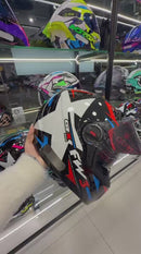 Capacete FW3 GTX STAR  Vermelho e Azul