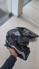 Capacete BIEFFE B-TRAIL FRONTIER PRETO-DESERT